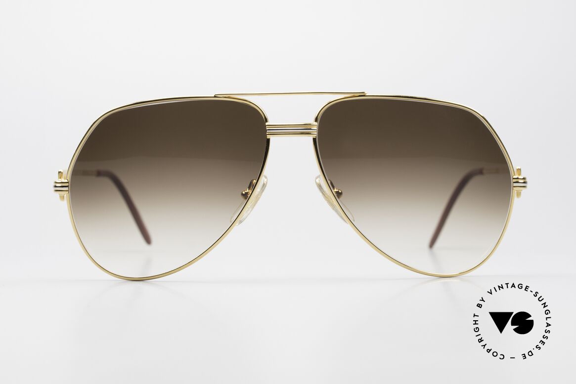 Cartier Vendome LC - L Rare Luxury Sunglasses 1980's, mod. "Vendome" was launched in 1983 & made till 1997, Made for Men