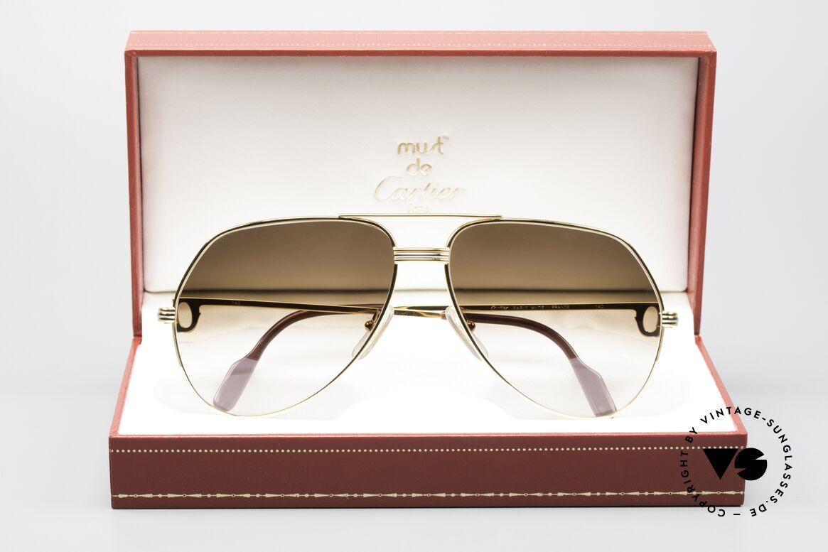 Cartier Vendome LC - L Rare Luxury Sunglasses 1980's, Size: large, Made for Men