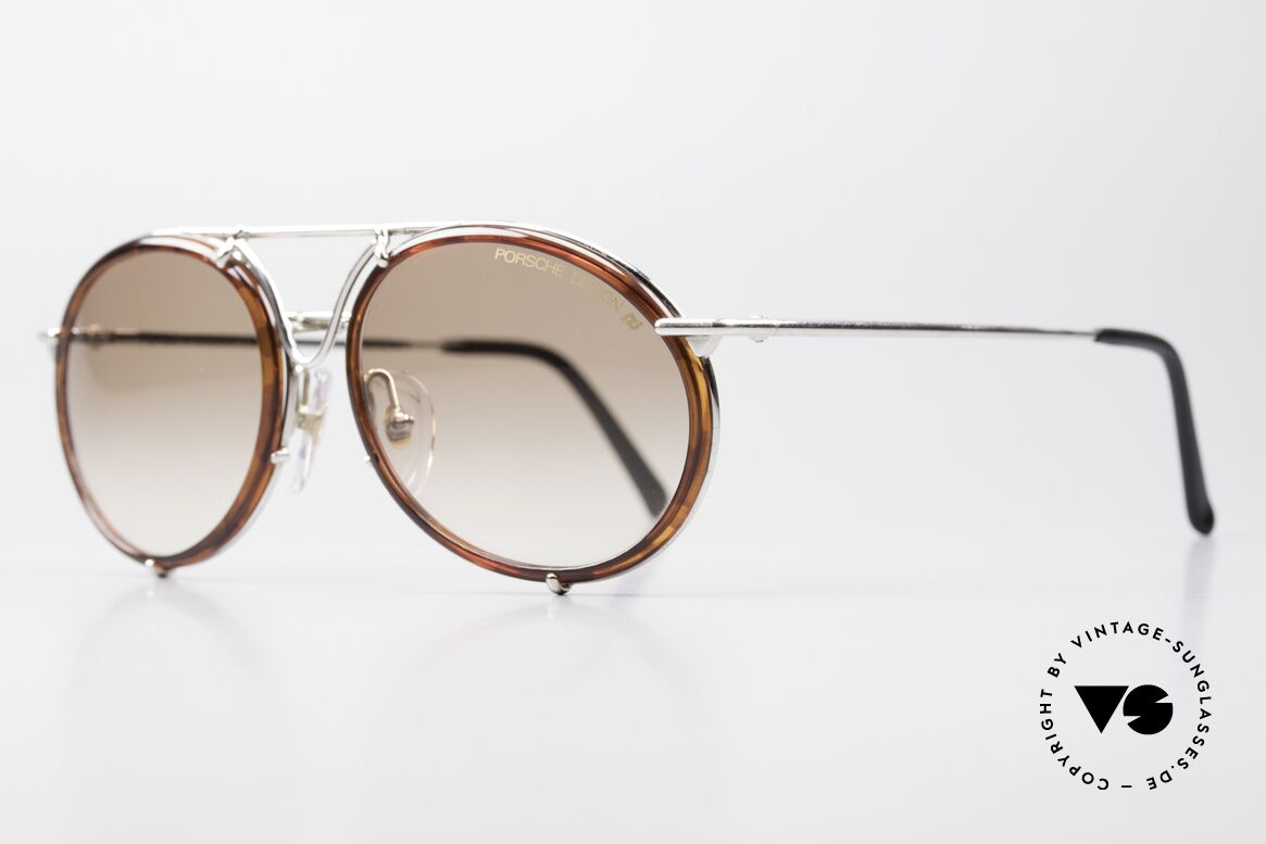 Porsche 5661 Classic 90's Shades Round, best craftsmanship & top materials; 100% UV protec., Made for Men and Women