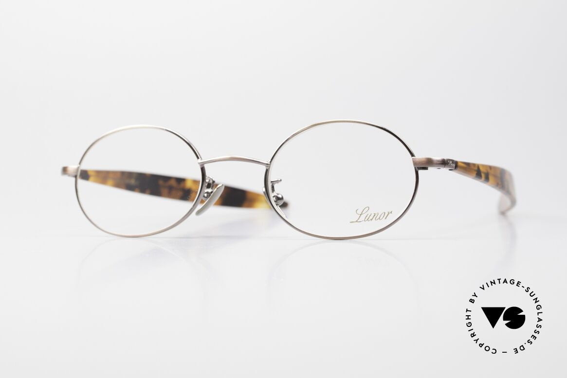 Lunor Cigar 532 AC Antique Copper Eyeglasses Oval, rare old LUNOR glasses of the vintage 'Cigar Collection', Made for Men and Women