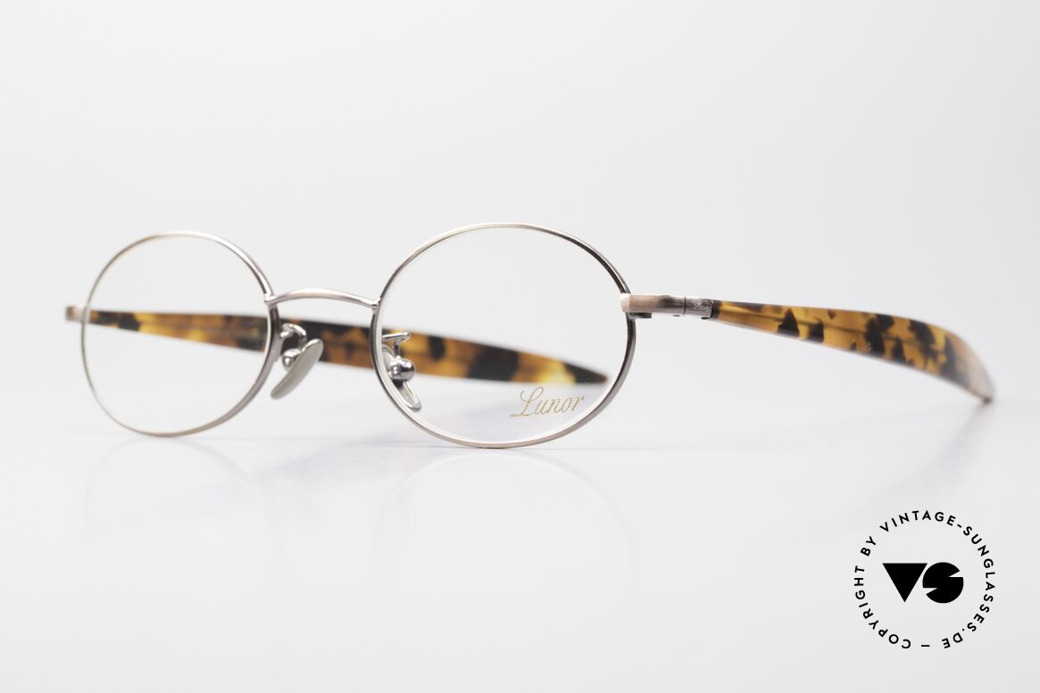 Lunor Cigar 532 AC Antique Copper Eyeglasses Oval, lens width = 44mm, lens height = 32mm, bridge = 19mm, Made for Men and Women