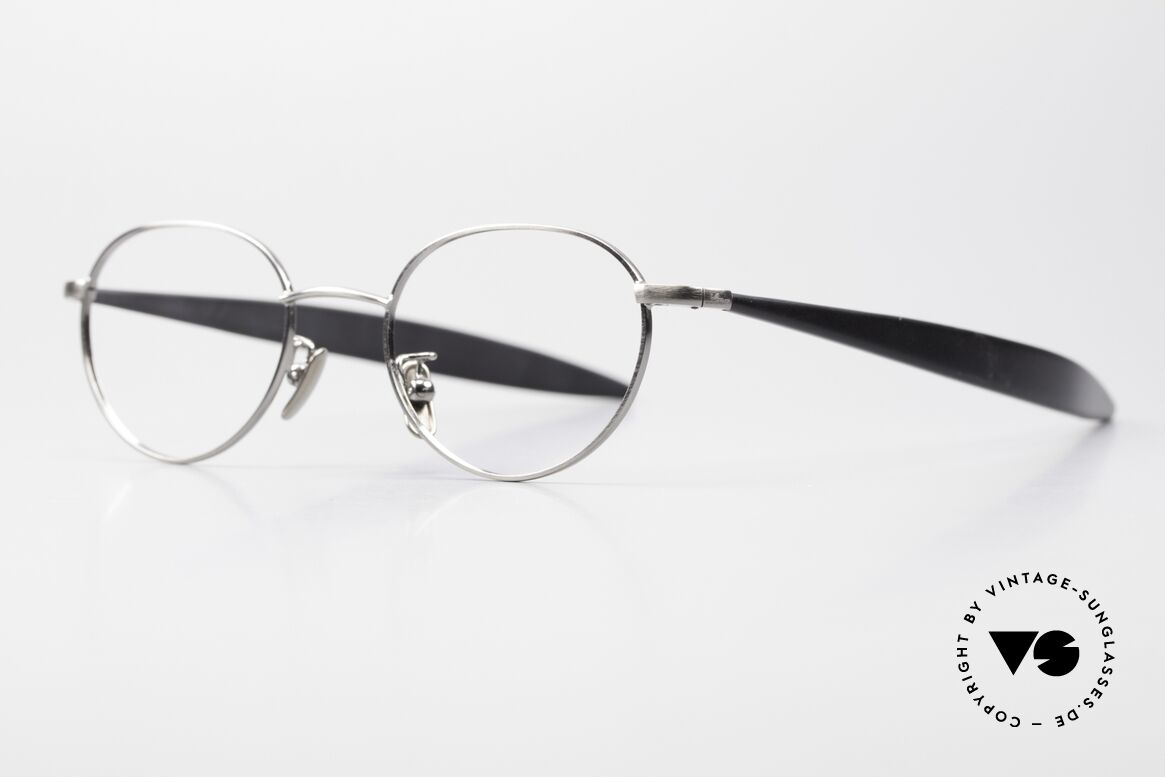 Lunor Cigar 531 AS Antique Silver Frame Panto, lens width: 43mm, lens height: 35mm and bridge: 18mm, Made for Men and Women