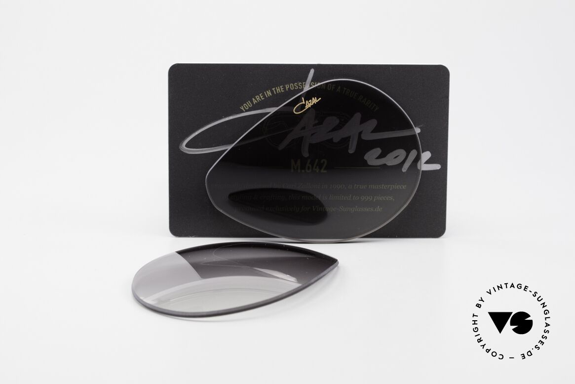 Cazal 642 Lens Sun Lenses Cazal's Autograph, also suitable for the old 62mm Cazal 642 from 1990, Made for Men