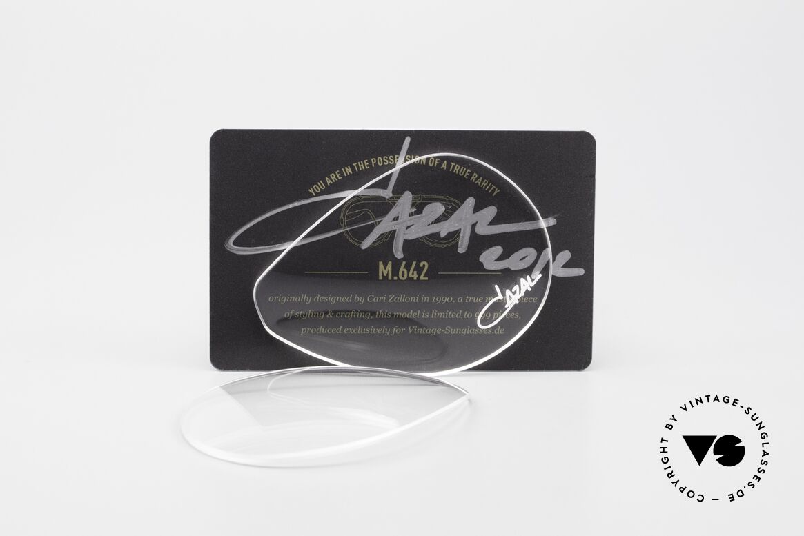 Cazal 642 Lens Demo Lenses Cazal's Autograph, 62mm L size = fit the Cazal 642 version from 2012, Made for Men