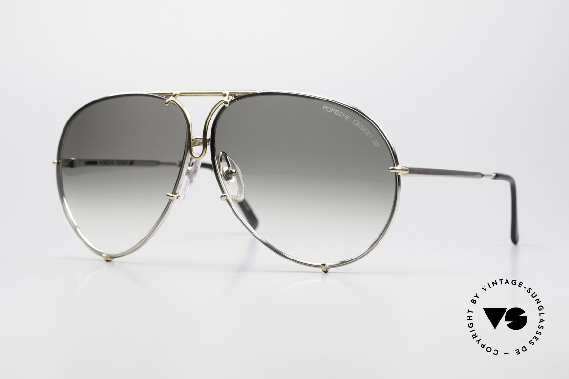 Porsche 5621 Old 80's Bicolor Sunglasses, old 80's Porsche sunglasses with changeable lenses, Made for Men