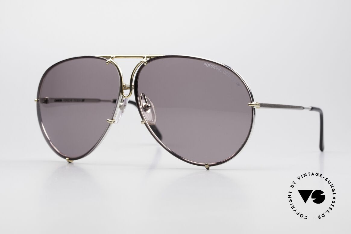 Porsche 5621 Old 80's Bicolor Sunglasses, unworn, new old stock, incl. orig. PD box and case, Made for Men