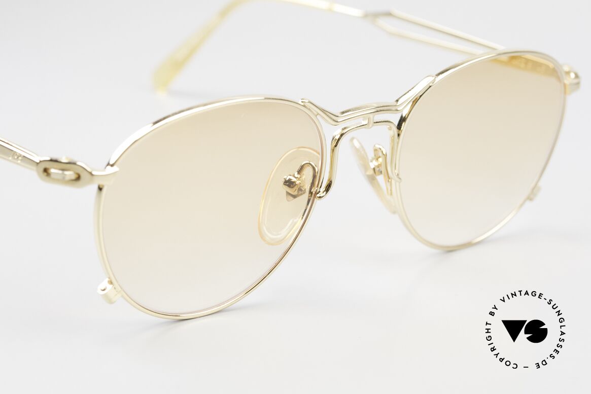 Jean Paul Gaultier 55-2177 Gold Plated Designer Shades, unworn (like all our rare vintage 90's designer glasses), Made for Men and Women