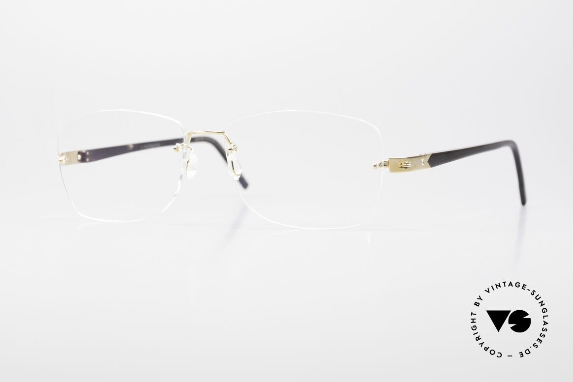 Lindberg Precious T945 Horn 18ct Solid Gold Diamond Glasses, Lindberg T945 HORN / Precious solid 18ct yellow gold, Made for Women