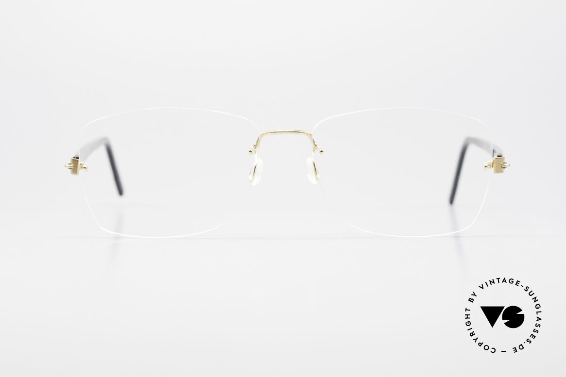 Lindberg Precious T945 Horn 18ct Solid Gold Diamond Glasses, pure luxury: made of genuine buffalo horn and GOLD, Made for Women
