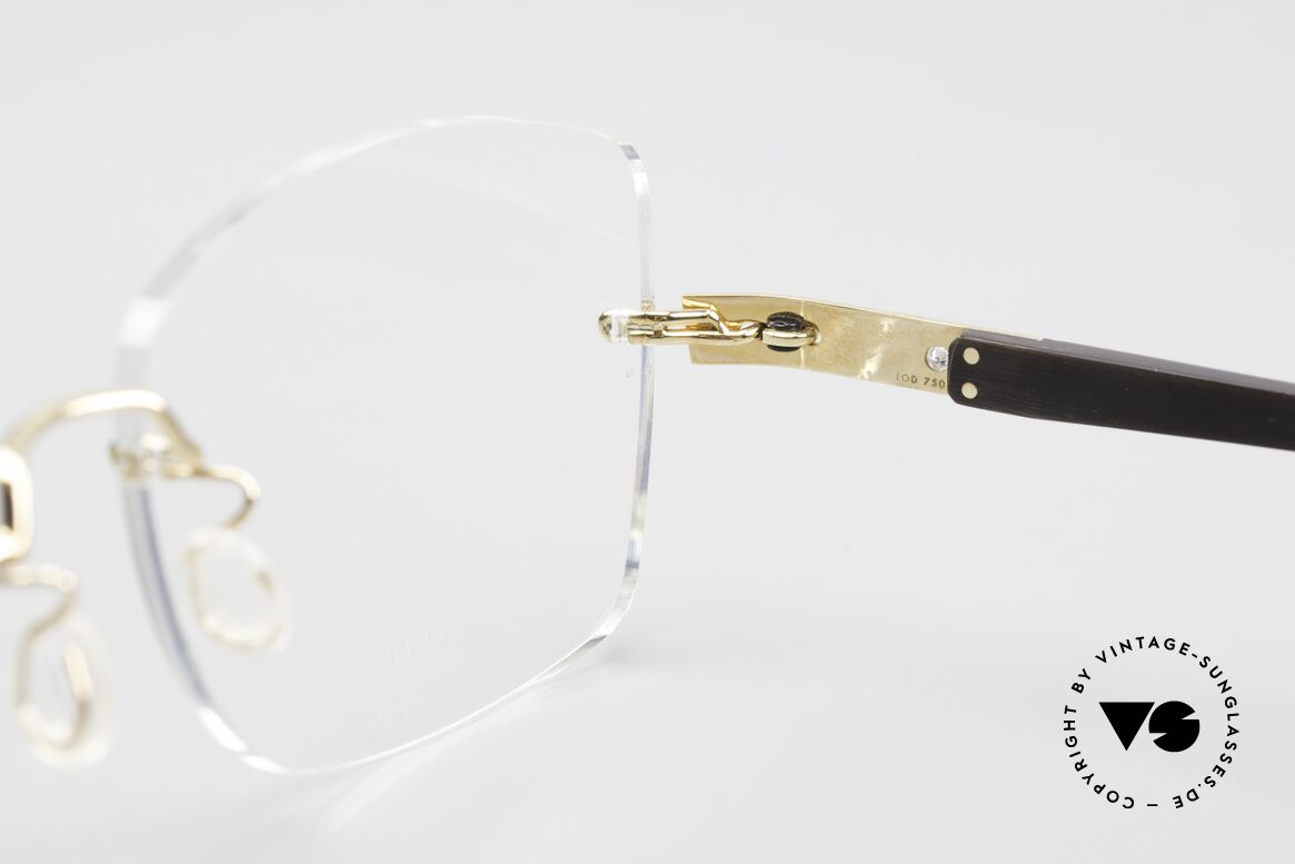 Lindberg Precious T945 Horn 18ct Solid Gold Diamond Glasses, couldn't be more noble, high-quality or more expensive, Made for Women