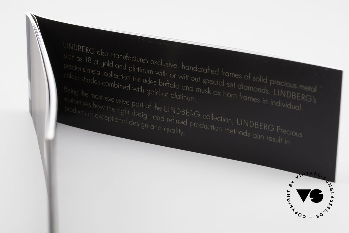 Lindberg Precious T945 Horn 18ct Solid Gold Diamond Glasses, Size: medium, Made for Women