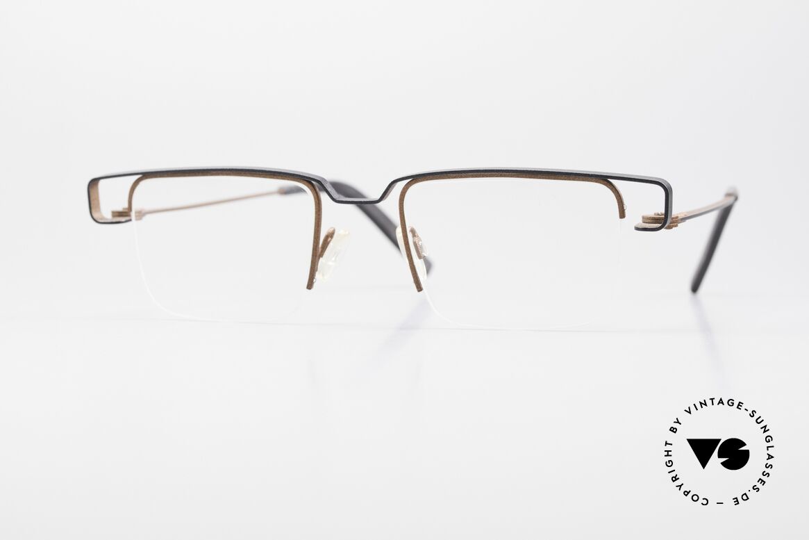 Theo Belgium Mousseline Nylor Frame Semi Rimless, Theo Belgium glasses, model: Mousseline in color 293, Made for Men and Women