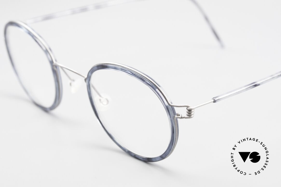 Lindberg Lex Air Titan Rim Panto Glasses Women Men Titan, interesting frame pattern: ladies and gents eyeglasses, Made for Men and Women