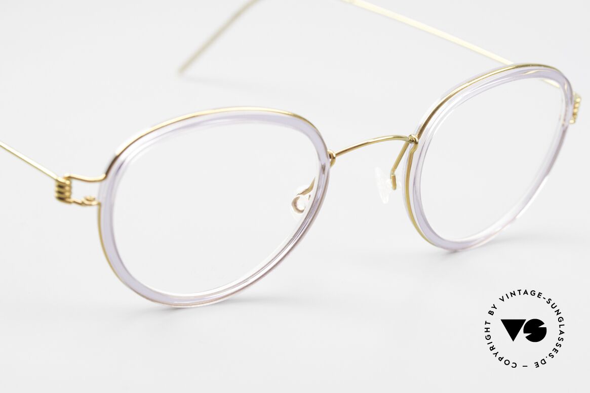 Lindberg Jackie Air Titan Rim Women's Glasses Small Panto, unworn, NOS, with an original magnetic case by Lindberg, Made for Women