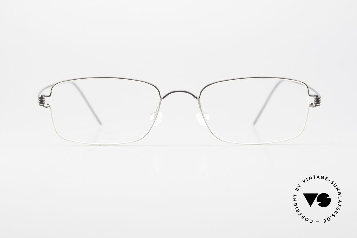 Lindberg Alvis Air Titan Rim Rectangular Titanium Frame, LINDBERG Air Titanium Rim eyeglasses in size 51-19, Made for Men