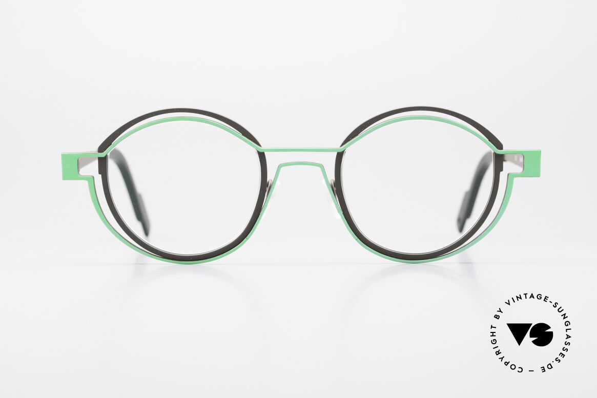 Theo Belgium Tracing Round Designer Glasses Unisex, round Theo Belgium eyeglasses; 'Outlines' series, Made for Men and Women