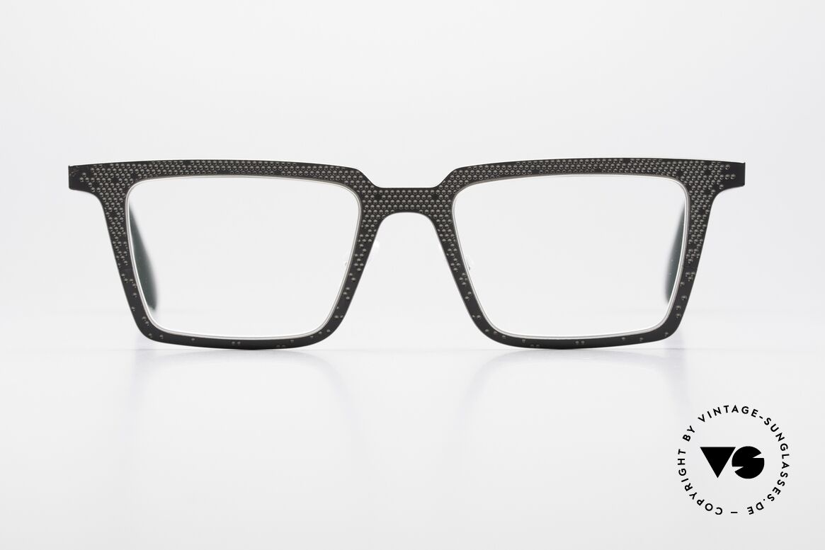Theo Belgium Mille 63 Men's Eyeglasses Square Large, model mille+63 from the "mille metal" collection, Made for Men