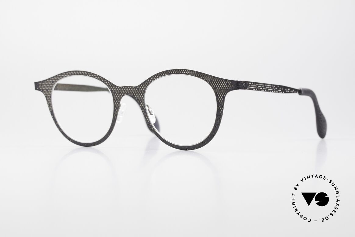 Theo Belgium Mille 61 Lively Frame Pattern Unique, terrific Theo designer eyeglasses in size 47-22, Made for Men and Women