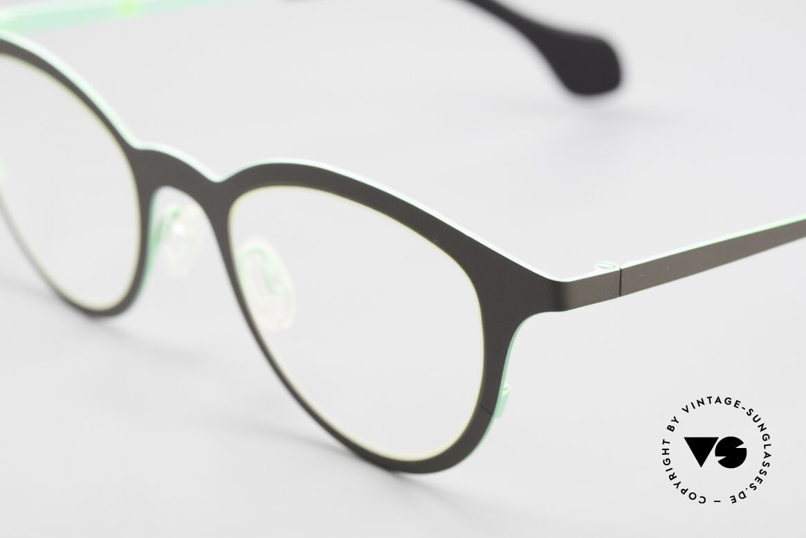 Theo Belgium Mille 21 Women's Eyeglass-Frame Metal, avant-garde eyeglasses for ladies in TOP quality, Made for Women