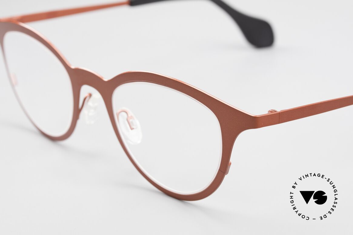 Theo Belgium Mille 21 Designer Eyeglass-Frame Metal, avant-garde eyeglasses for ladies in TOP quality, Made for Women