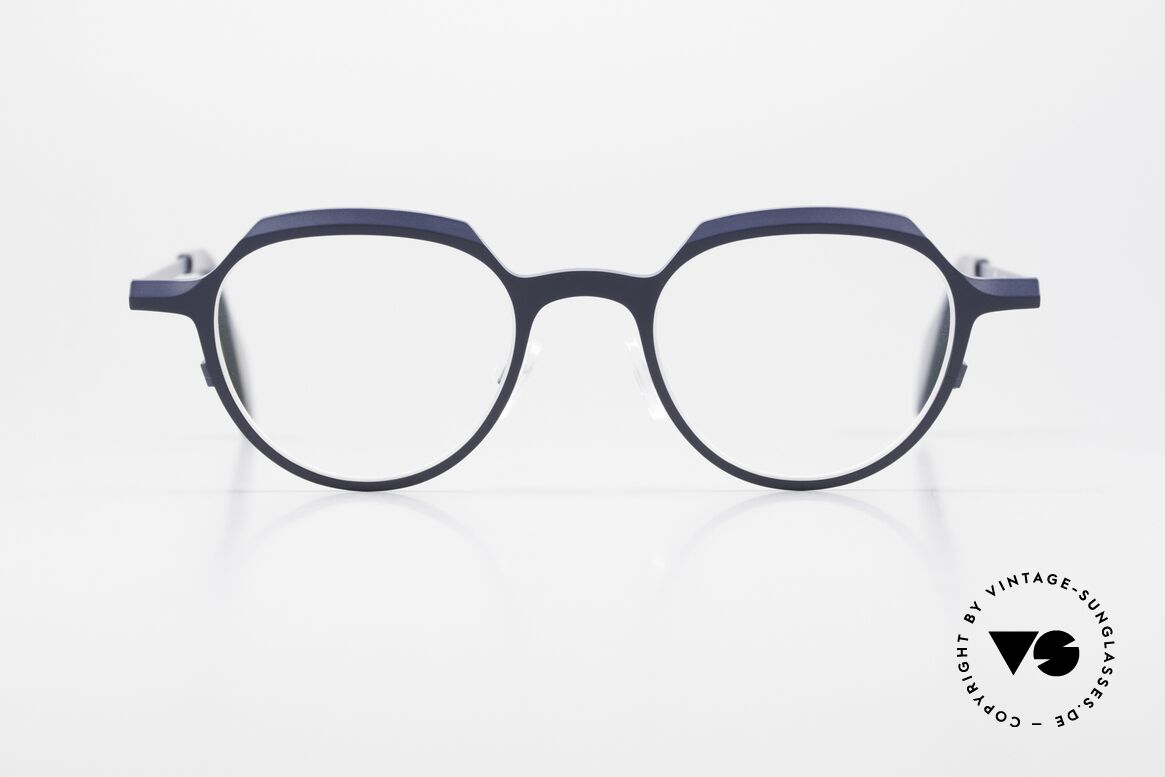 Theo Belgium Obus Panto Designer Titanium, Theo Belgium designer specs; 'Diamond Cuts' series, Made for Men and Women