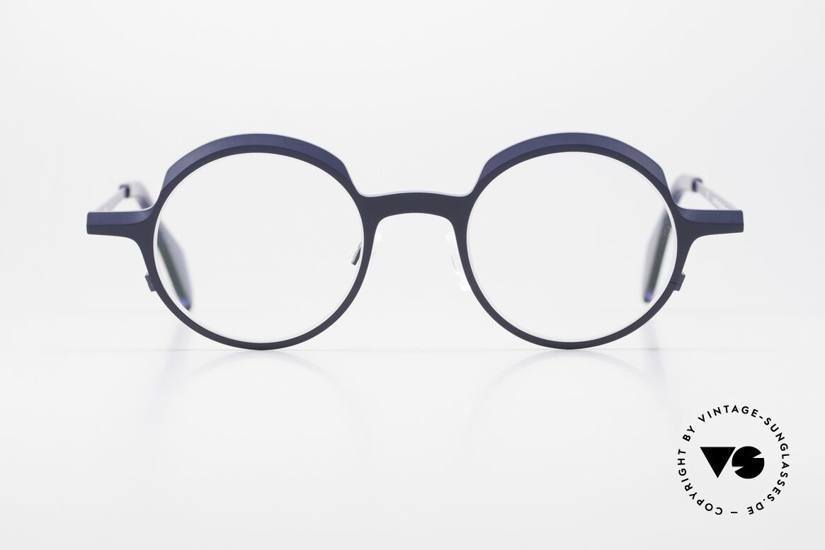 Theo Belgium Brilliant Round Glasses Titanium, ladies glasses or men's eyeglasses at the same time, Made for Men and Women