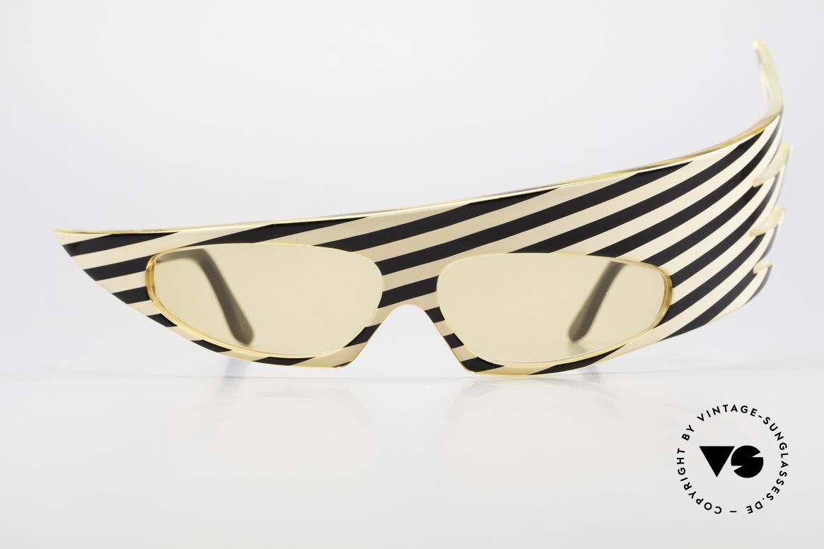Alain Mikli 054104 PLUME 1980's Haute Couture Shades, terrific Alain Mikli Paris vintage shades from 1980, Made for Men and Women