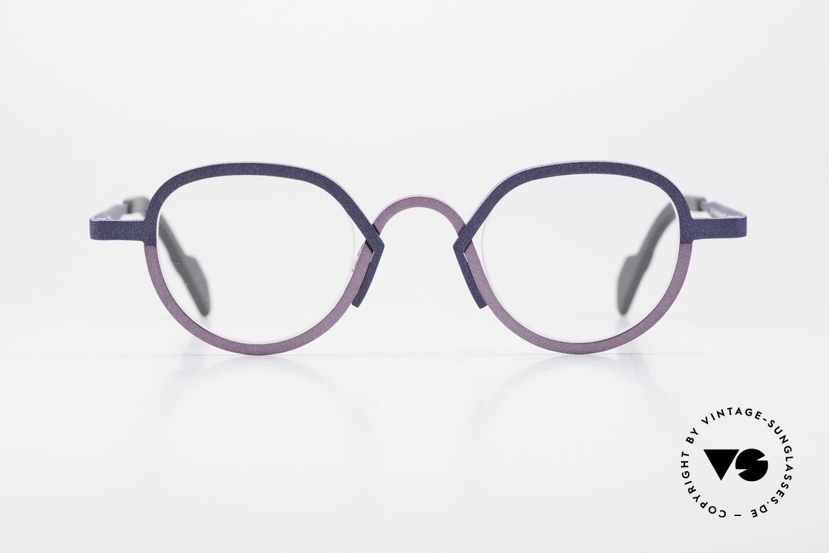 Theo Belgium Magic Mountain Panto Women's Glasses Titanium, Theo Belgium designer glasses; 'Kamasutra' series, Made for Women