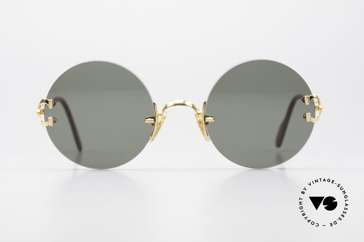 Cartier Madison Limited Special Edition in Large Size, noble rimless CARTIER luxury sunglasses from 1997, Made for Men and Women