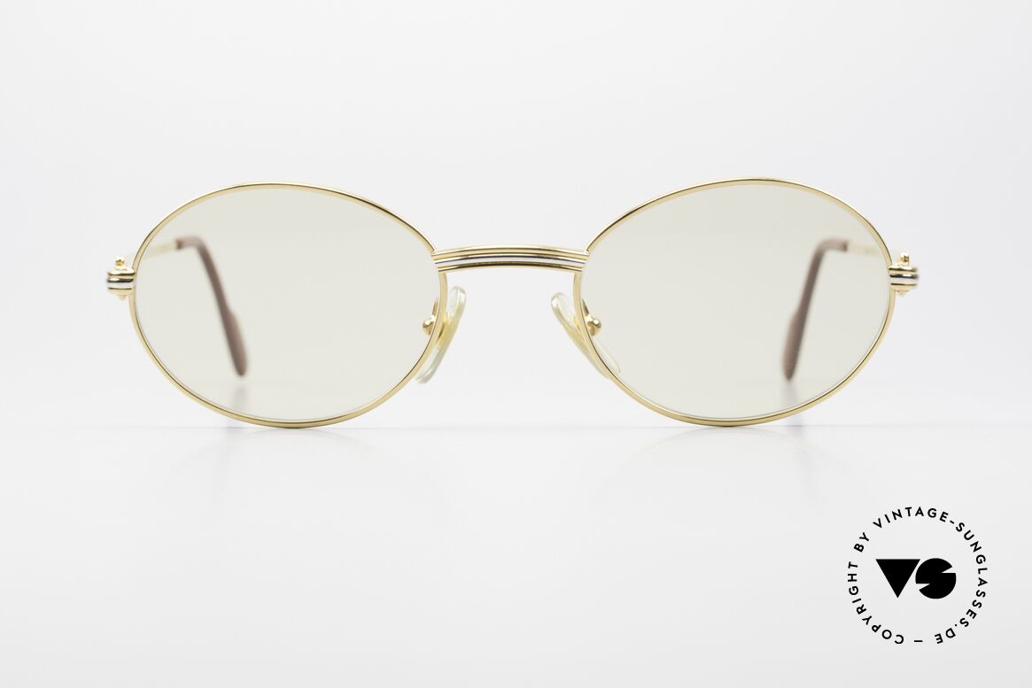 Cartier Saint Honore Large Size Changeable Lenses, extremely rare size 53°22; the largest Honoré version, Made for Men and Women