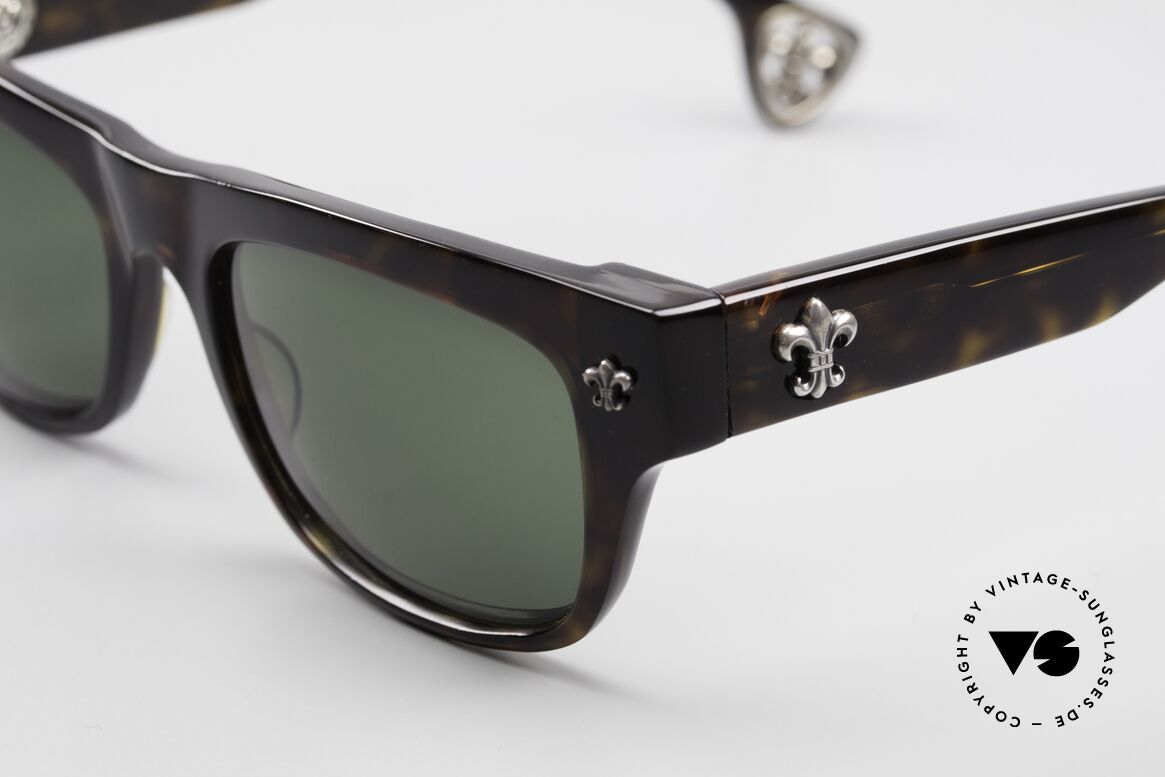 Chrome Hearts Filled Luxury Shades Guns'N'Roses Style, outstanding craftsmanship (frame made in Japan), Made for Men and Women