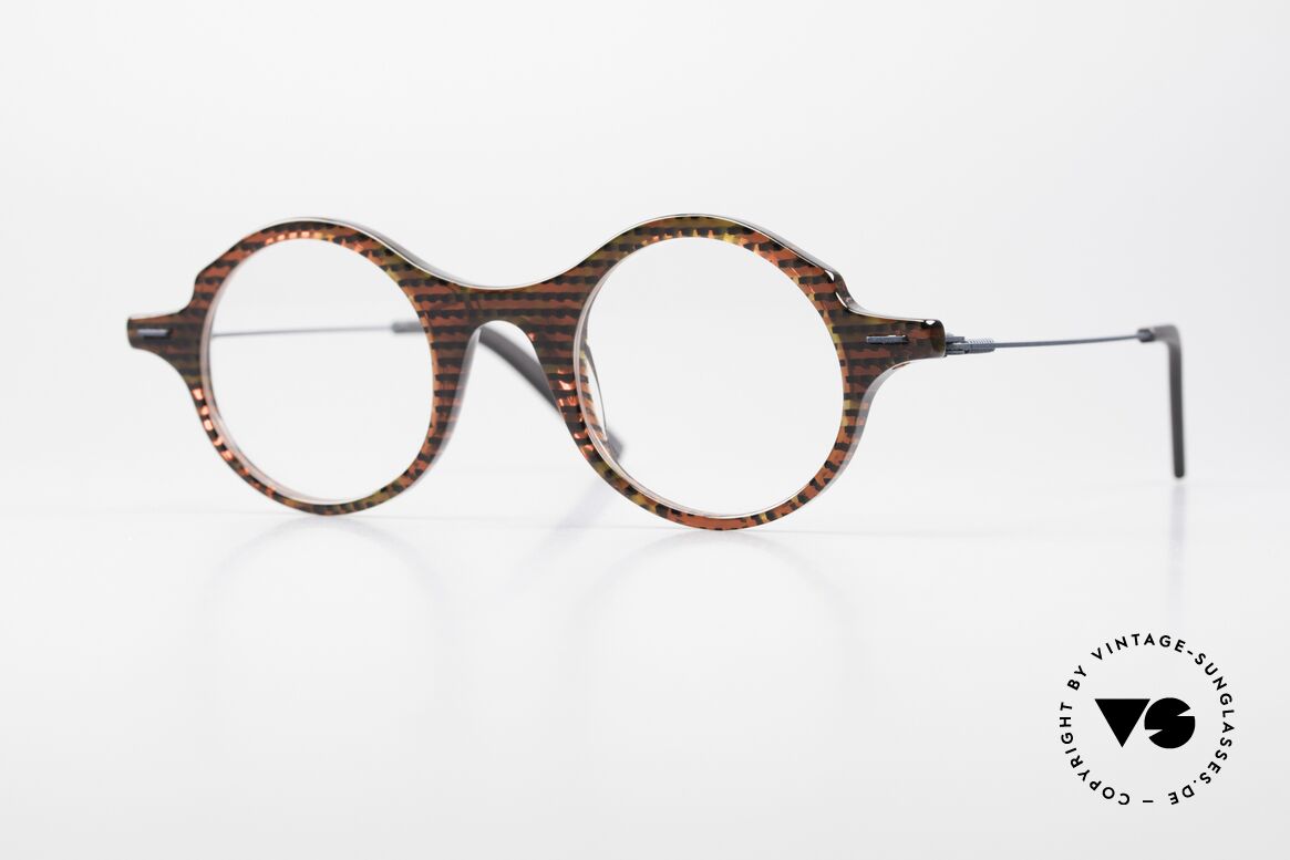 Theo Belgium Brambor Acetate Metal Designer Frame, Theo designer eyeglasses; 'Potatoes Acetate' series, Made for Men and Women