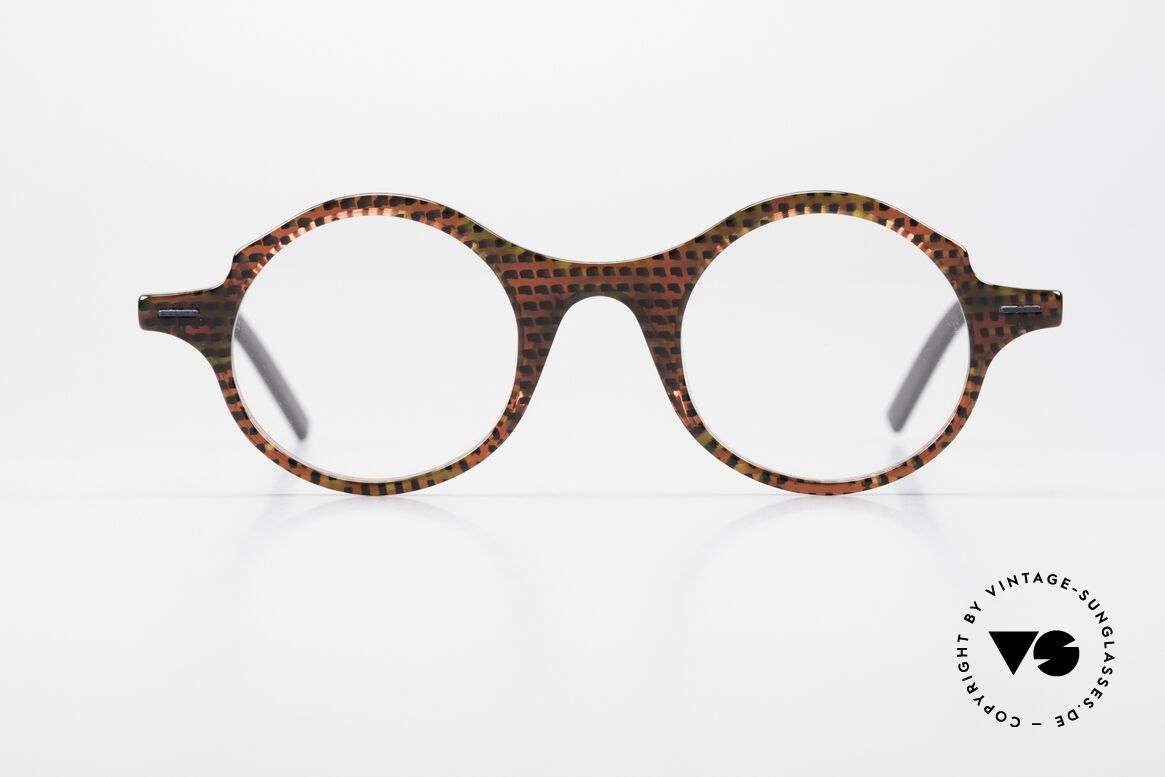 Theo Belgium Brambor Acetate Metal Designer Frame, suitable for ladies & gents; fancy pattern & design, Made for Men and Women