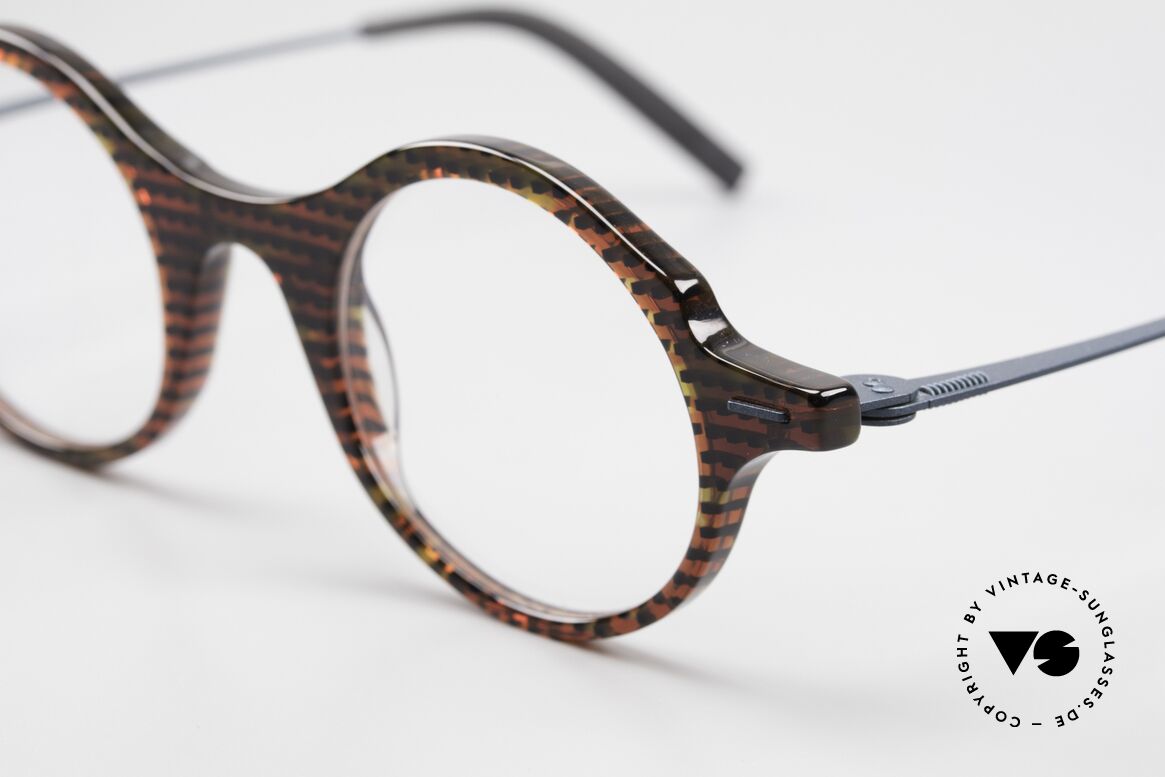 Theo Belgium Brambor Acetate Metal Designer Frame, a brillant masterpiece for all who dare ;-) UNIQUE!, Made for Men and Women