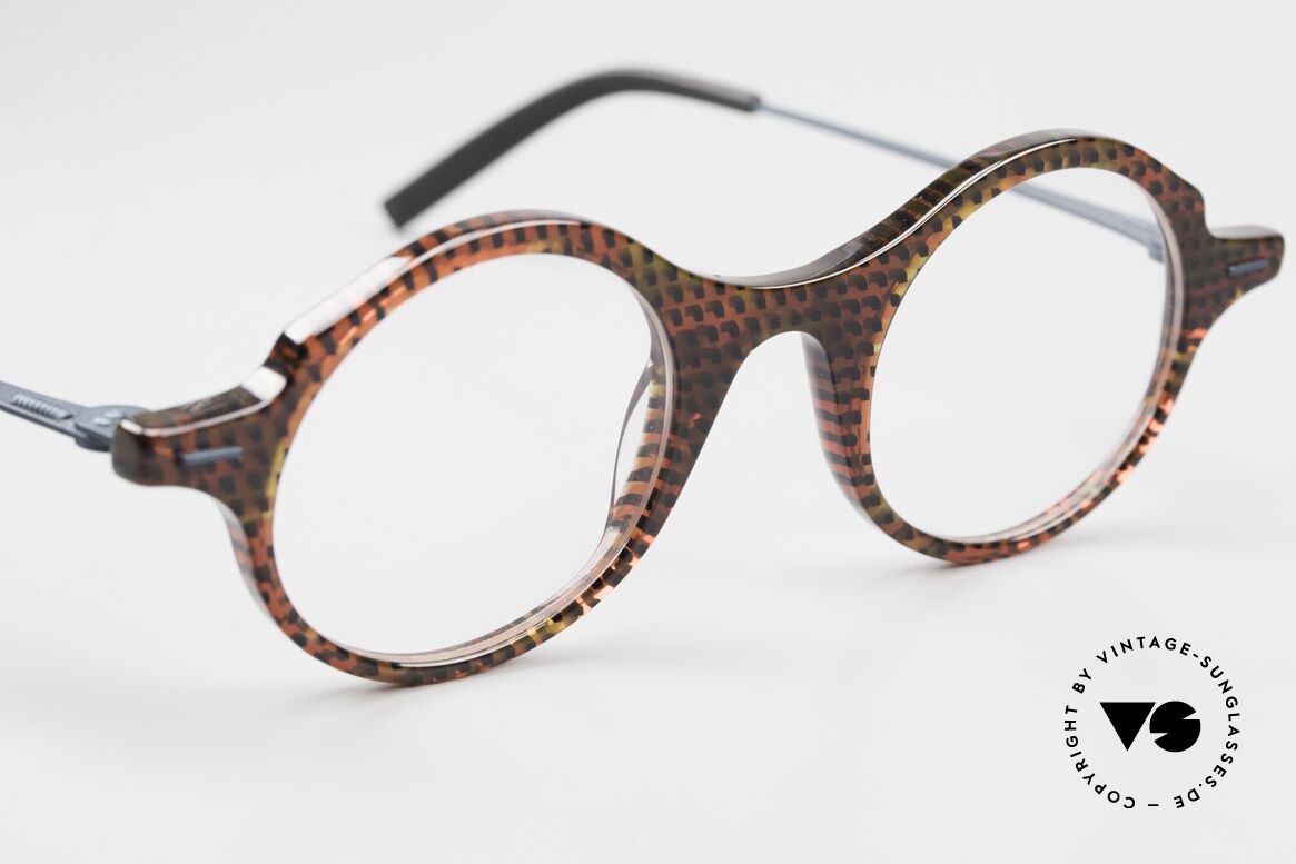Theo Belgium Brambor Acetate Metal Designer Frame, unworn (like all our rare vintage eyewear by THEO), Made for Men and Women