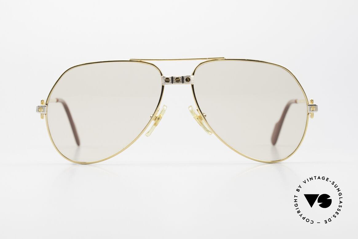 Cartier Vendome Santos - S 80's Sunglasses Changeable Lens, mod. "Vendome" was launched in 1983 & made till 1997, Made for Men and Women