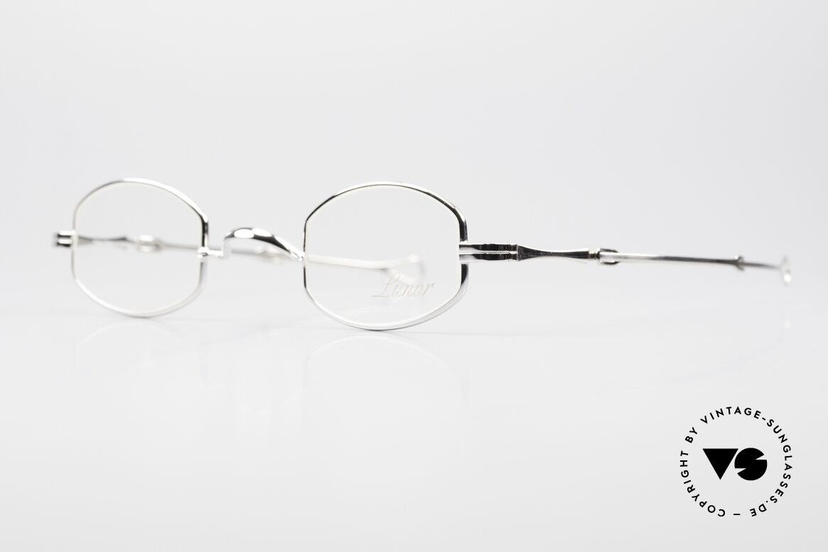 Lunor I 02 Telescopic Telescopic Sliding Temples, model I 02 = size 37°24, temple length: 118mm - 155 mm, Made for Men and Women