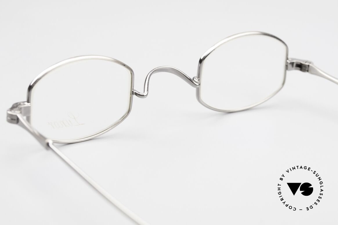 Lunor II 02 Small Frame In Antique Silver, Size: extra small, Made for Men and Women