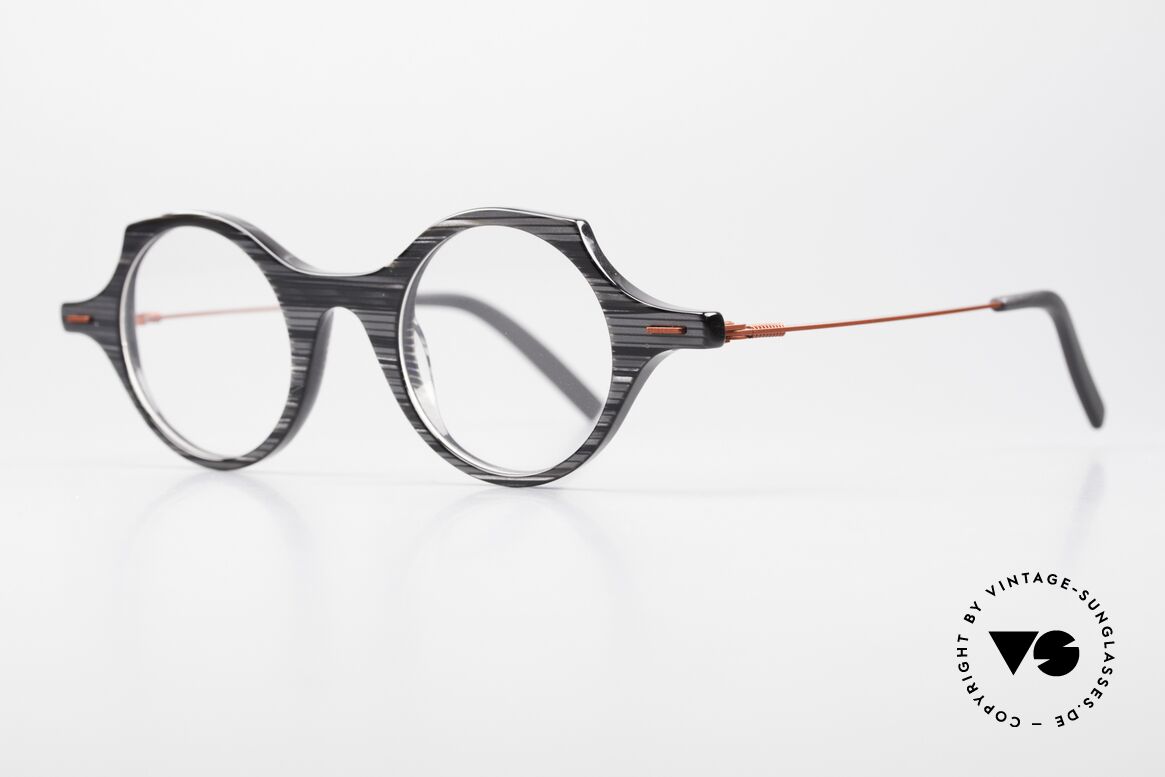Theo Belgium Patatas Crazy Designer Specs Art Frame, acetate front with flexible stainless steel temples, Made for Men and Women