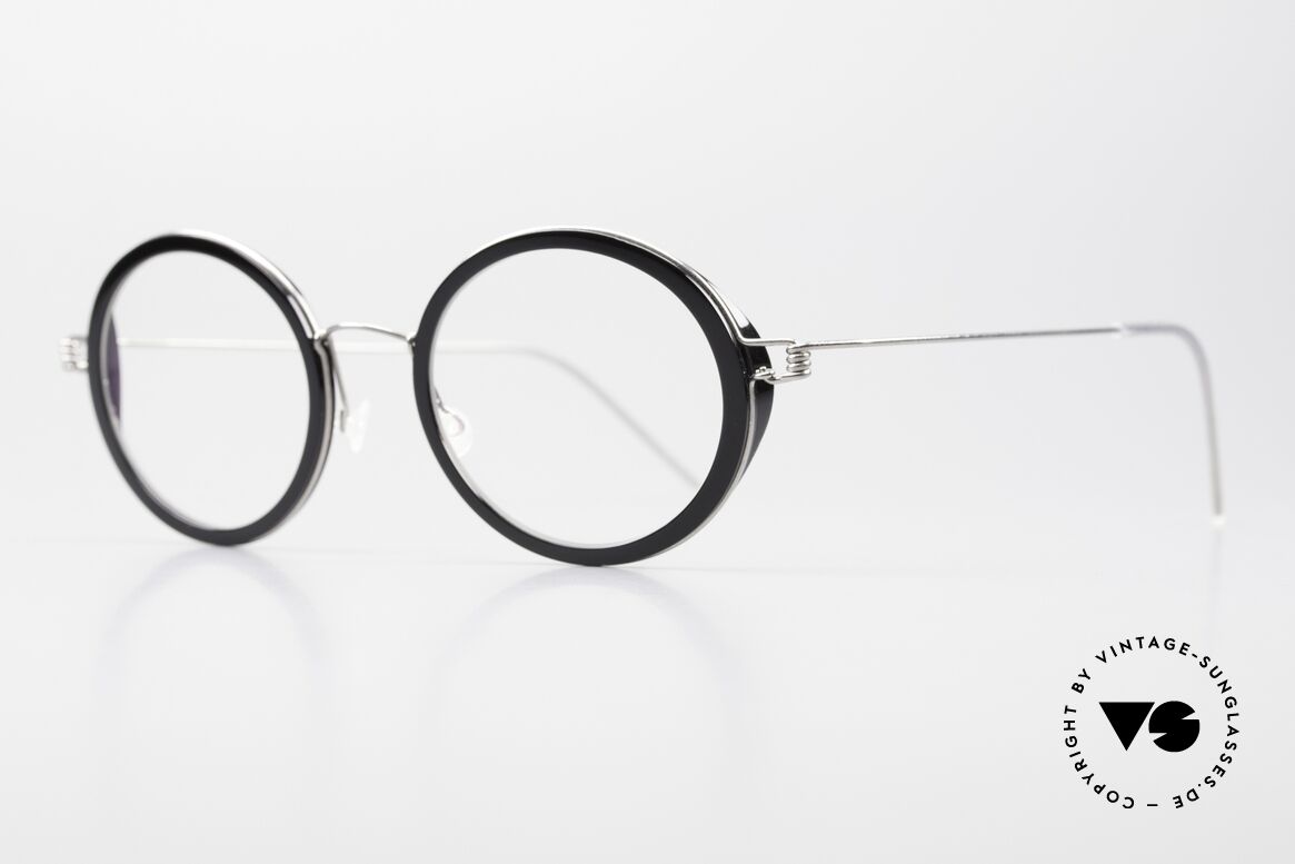 Lindberg Fay Air Titan Rim Titan Specs Women & Men, striking refined Air Titan frame with Acetate inner rim, Made for Men and Women