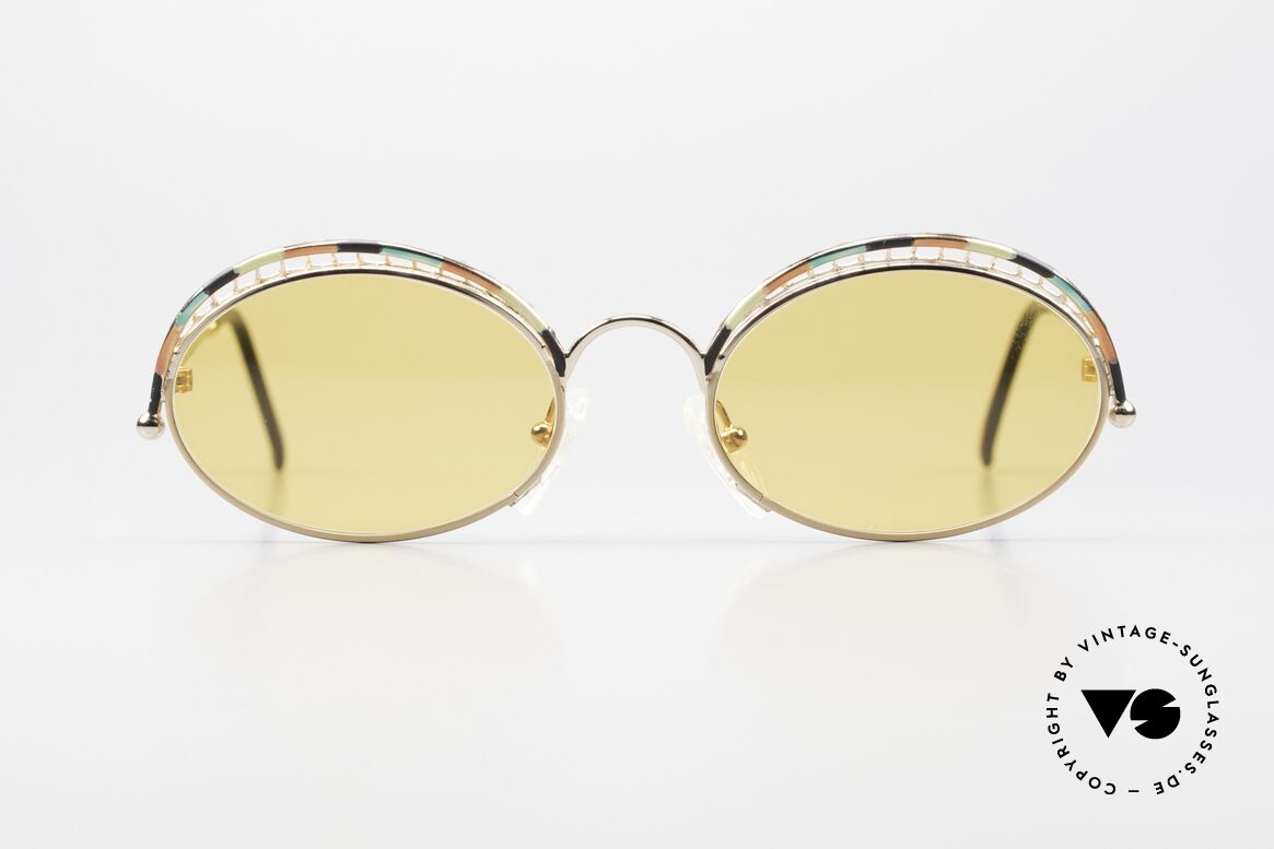 Casanova TSC1 80's Art Eyeglass-Frame, glamorous eyeglasses by CASANOVA from around 1985, Made for Women