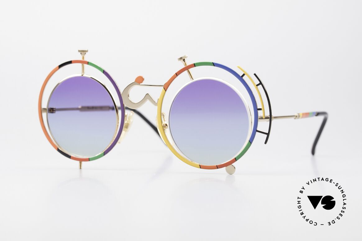 Casanova SC3 Standstill Of Time Simbolismo, vintage 'art glasses' by Casanova from the mid. 1980's, Made for Men and Women