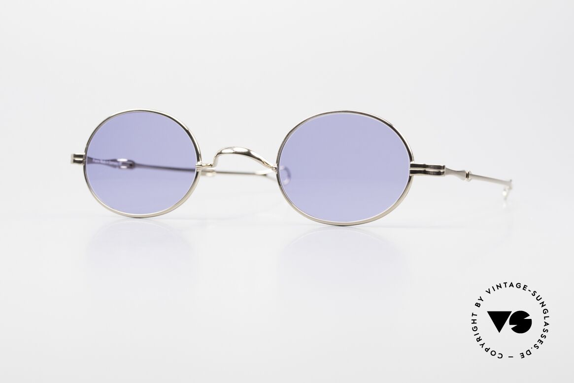 Lunor I 10 Telescopic Oval Sunglasses Slide Temple, telescopic sunglasses by LUNOR; a true eyewear classic!, Made for Men and Women
