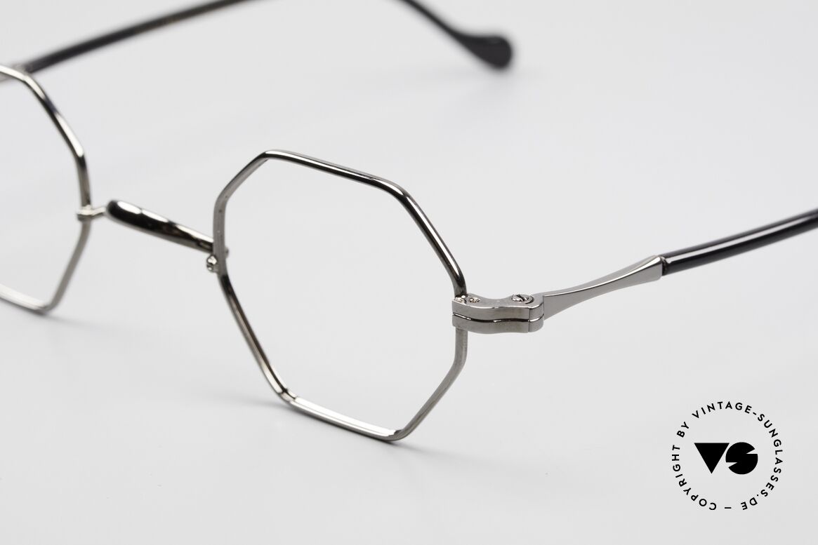 Lunor II A 11 Octagonal Eyeglasses Gunmetal, unisex model (for ladies & gents) with GUNMETAL finish, Made for Men and Women