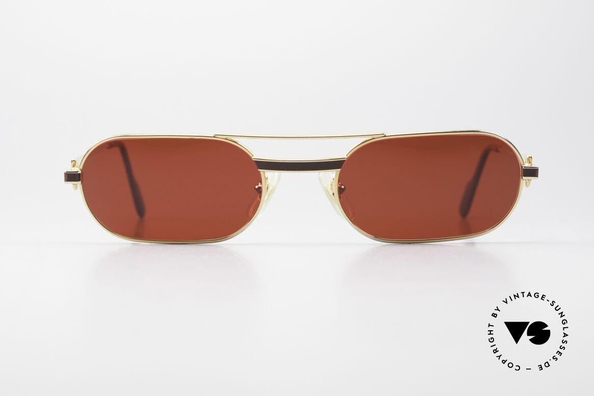 Cartier MUST Laque - M Luxury Sunglasses 3D Red, MUST: the first model of the Lunettes Collection '83, Made for Men and Women Cartier MUST Laque - M Luxury Sunglasses 3D Red, MUST: the first model of the Lunettes Collection '83, Made for Men and Women