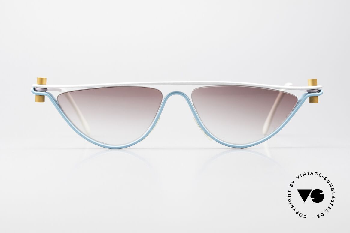 ProDesign No6 90's Movie Glasses Gail Spence, true vintage aluminium frame - Gail Spence Design, Made for Men and Women