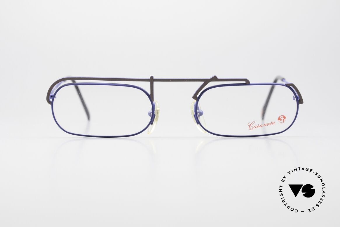 Casanova LC29 Artistic 80's Eyewear Artful, interesting Casanova eyeglasses from around 1985, Made for Men and Women