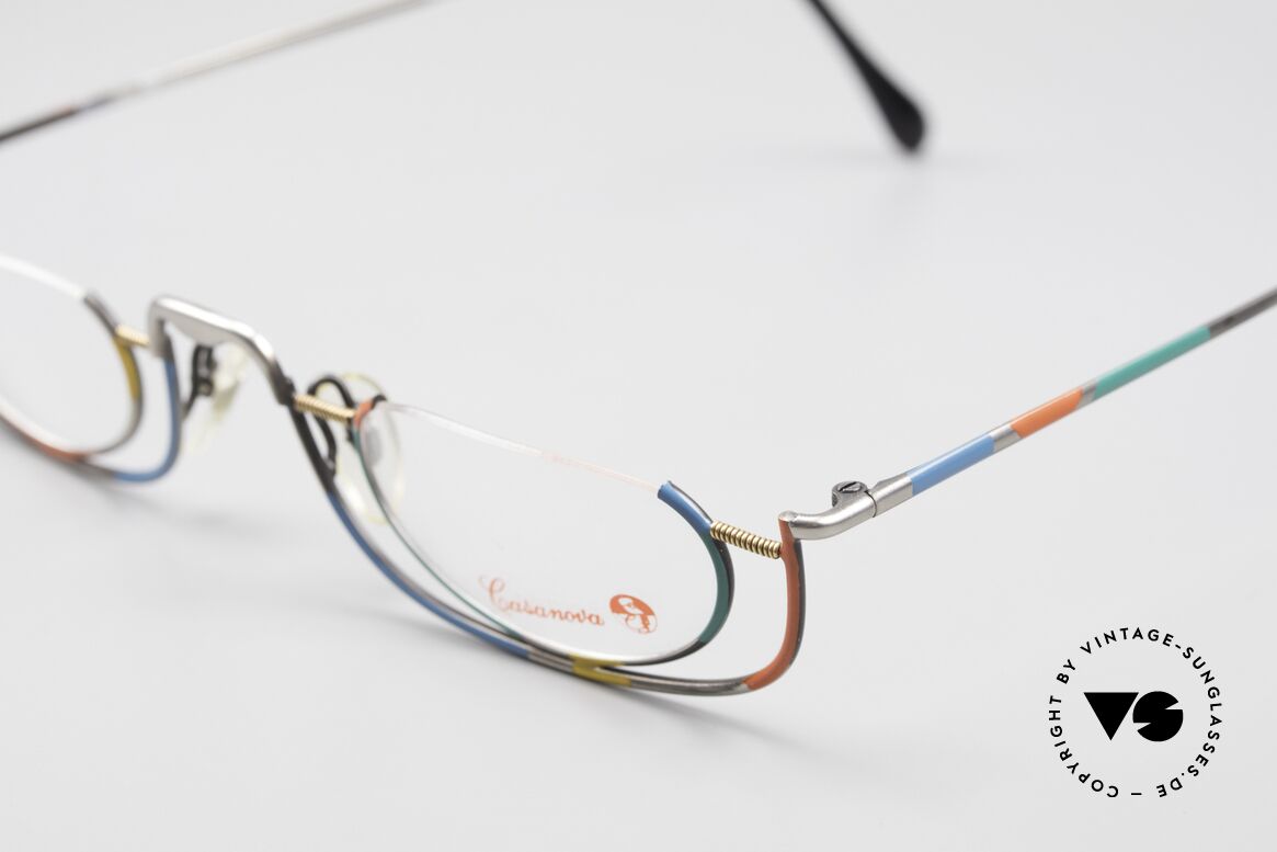 Casanova LC34 Colorful Reading Eyeglasses 80s, simply a fantastic combination of art & functionality, Made for Men and Women