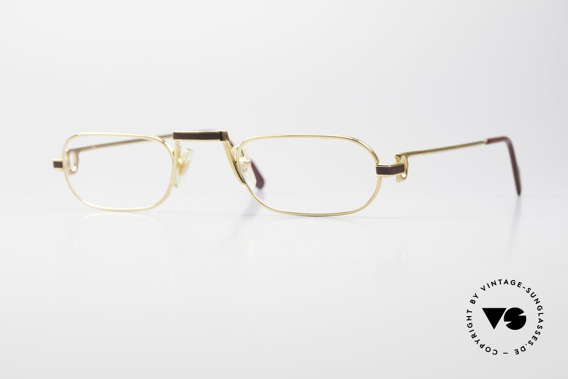 Cartier Demi Lune Laque Limited Luxury Reading 80'sGlasses, Demi Lune = the world famous reading glasses by CARTIER, Made for Men and Women