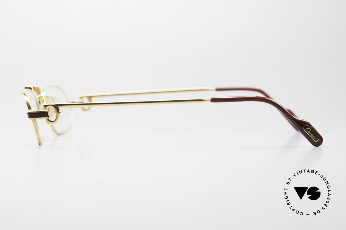 Cartier Demi Lune Laque Limited Luxury Reading 80'sGlasses, 2nd hand but LIKE NEW condition (with a case by CHANEL), Made for Men and Women